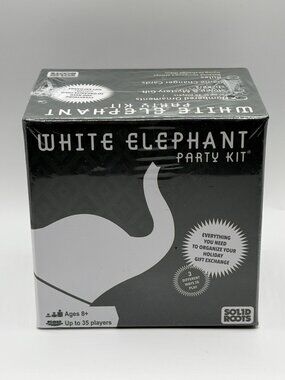 NEW Sealed White Elephant Party Kit to Organize Holiday Gift Exchange 2022